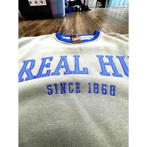 NWT!! "GILBERT‎ HALL REAL HU" Sweatshirt, Size L - Picture 2 of 8
